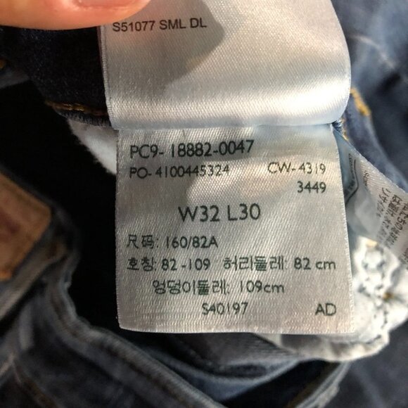 Levi's Blue Story 721 High Rise Skinny Jeans size 32x30 - Picture 15 of 16